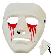 narrenwelt Halbmaske Bloody Tears Horror Maske Halloween Party Event