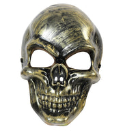 narrenwelt Horror Schädelmaske schwarz/gold Maske Halloween Party Event