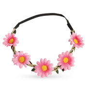 narrenwelt Blumen Stirnband Margeriten  in 4 Farben Headband Flower-Power Motto Party Karneval