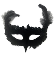 narrenwelt Domino Rabe Maske Federdomino Halloween Party Event Fasching