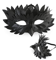 narrenwelt Domino Rabe Maske  Halloween Party Event Fasching