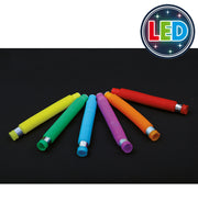narrenwelt  4er Pack Stretch Pipe LED – Leuchtende Accessoires Events, Partys und Festivals