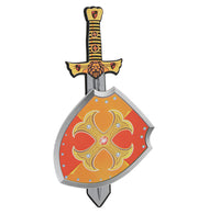 narrenwelt Ritter-Set Kinder Ritterschild und Schwert Fasching, Party oder Event