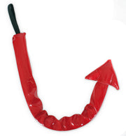 narrenwelt Teufel Set roter Lack Teufelset 3tlg Schwanz Schleife Haarreif mit Ohren Halloween Accessoires Fasching Event Karneval Party