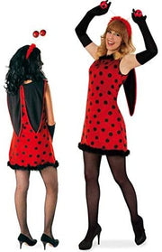 narrenwelt Kostüm Flotter Käfer-Kleid mit Flügeln Damen Kleid Gr. 40