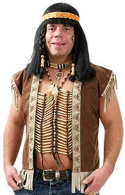 narrenwelt Kostüm Indianer Weste Indianerweste Unisex Gr.XXL