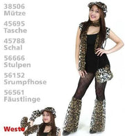 narrenwelt Weste Leo Leopard Plüsch XL