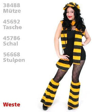 narrenwelt Weste Biene Plüsch Unisex Erwachsene XL