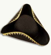 narrenwelt Piraten Kapitän Piratenhut Dreispitz ca. 58 cm