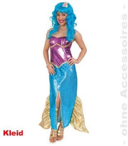 narrenwelt Meerjungfrau MERMAID Nixe 36 Damenkostüm Damen Kleid
