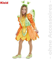 Fries 1826 Schmetterling Kleid Kinder Fasching Karneval Mädchen Kostüm: Größe: 128