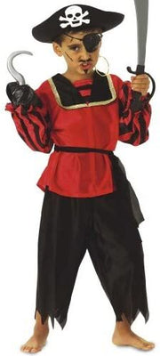 narrenwelt Kostüm Piratenkapitän Piraten Kapitän 2tlg m Gürtel 140 Fasching Karneval