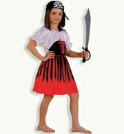 narrenwelt Kostüm Piratin Lili Seeräuberin Seeräuberbraut Mädchen Kleid Gr 140 Fasching Karneval