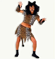 narrenwelt Kostüm Katze Samtpfote Tiger 2tlg mit Armstulpen Damen Kostüm Fasching Gr 36 - 42