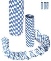 narrenwelt Luftschlangen Bayern Gaudi Fest im Okrober 3er Pack (a`10 Ringe) blau/weiß