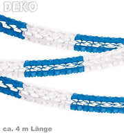 narrenwelt Girlande Bayern weiß-blau Bavaria DEKO Accessoires Wiesn Fest