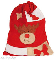 narrenwelt Nikolausbeutel Nikolaus Beutel Motiv Elch -ca. 36cm hoch- -Filz-