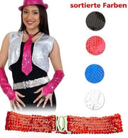 narrenwelt Pailetten  - Gürtel sortiert