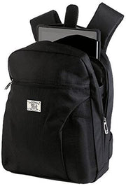 ELEPHANT® Laptop Rucksack schwarz 5196 HALE Daypack School Bagpack Schulrucksack mit Organizer + Rückenpolster + Handyfach