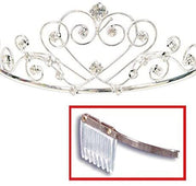 narrenwelt Diadem Strass mit Kämmchen Krone Prinzessin Elfe Königin Universalgröße