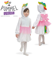 narrenwelt Einhorn Set Kleid Mädchen 3tlg Set Pummel & Friends Tüllrock+Flügeln+Schweif 98