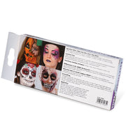 narrenwelt Aqua Schmink Tableau KARNEVAL Schminkbox 8 Tiegel mit Applikator für Party Festival Fasching Fan