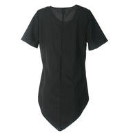 narrenwelt Kostüm Zebra Kleid Big Stripes mit Plüsch 1tlg Damen Longshirt Big Shirt Fasching Größe 46