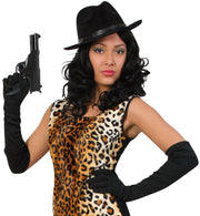 narrenwelt Handschuhe lang Damenhandschuhe schwarz Länge ca. 60 cm Great Gatsby 20er Jahre 50er Jahre Kostüm Accessoire