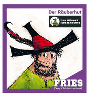 narrenwelt Hut Räuber Hotzenplotz mit Feder LIZENZ Räuberhut für Kinder Gr. 53