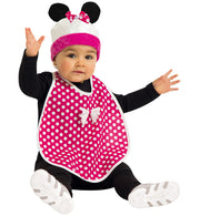 narrenwelt Maus Baby Set Süße Maus 2-tlg Set Lätzchen + Mütze mit Mausohren 0-2 Jahre