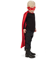 narrenwelt Red Hero Umhang + Augenmaske  Gr 104/116 Fasching