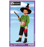 narrenwelt Räuber Hotzenplotz 2-tlg. Oberteil + Hose Bandit Kinderkostüm Gr. 104-128