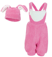 narrenwelt Latzhose Hase Mümmelchen 2-tlg. Baby Kostüm Set Latzhose mit Mütze Größe 98