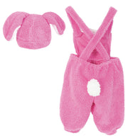 narrenwelt Latzhose Hase Mümmelchen 2-tlg. Baby Kostüm Set Latzhose mit Mütze Größe 98