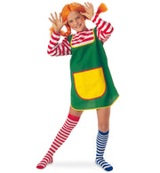 narrenwelt Kostüm Karlinchen Kleid Wirbelwind Göre Kinderkostüm 1tlg. Gr. 104 - 164 Fasching