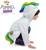 narrenwelt Hoodie Pummel Einhorn 1-tlg. Oberteil mit Kapuze Größe 104