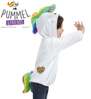narrenwelt Hoodie Pummel Einhorn 1-tlg. Oberteil mit Kapuze Größe 104