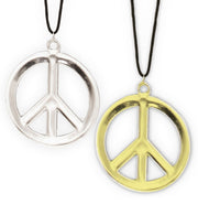narrenwelt Kette Peace silber Fasching