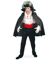 narrenwelt Kostüm Vampir Kind Cape mit Stehkragen Halloween Kinder 116/128 + 140/152