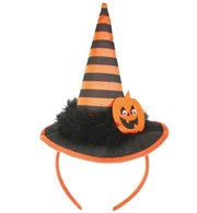 narrenwelt Kürbis Haarreif Hexenhut Hexe Hut Halloween Motto Party Event