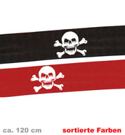 narrenwelt Piraten Stirnband Piraten-Stirnband rot ca. 1,20 cm