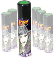 narrenwelt Color Hair - Spray HORROR Haarspray grün Halloween Hairspray Fan Party