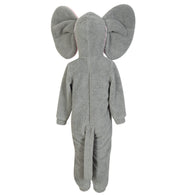 narrenwelt Kostüm Elefant Mausifant 1tlg. Overall mit Kapuze Plüsch Fasching Kinder-Kostüm Babykostüm Gr. 104 + 116