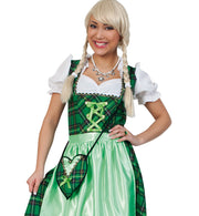 narrenwelt Dirndl Tasche Herz Karo grün Dirndltasche Trachtentasche Bayern Fest Wiesn Accessoires 2808
