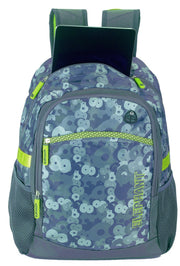 ELEPHANT® Rucksack 277 schwarz/grau/gelb SPORTLEADER Daypack Laptopfach  Bagpack Schulrucksack