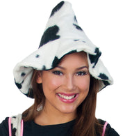 narrenwelt Seppl - Kuh Hut schwarz / weiß Bayern Wiesn Gaudi Fest im Oktober Kostüm Accessoires