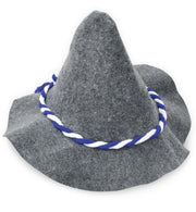 narrenwelt Sepplhut Bayern Wiesnhut Almhut blau/weiß Kordel Bayern Gaudi Fest im Oktober