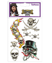 narrenwelt Tattoo Piraten Tattoo Pirat Piratentattoo Haut Aufkleber