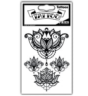 narrenwelt Tattoo Mandala Haut Aufkleber