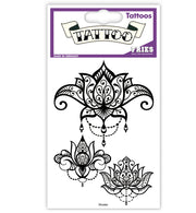 narrenwelt Tattoo Mandala Haut Aufkleber sortierte Motive